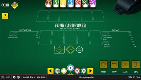 online poker 4 card